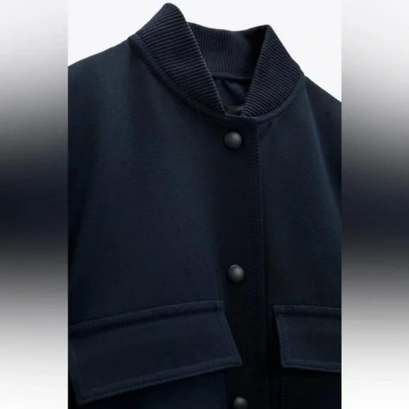 ZARA MAXI POCKET BOMBER - Picture 3 of 9